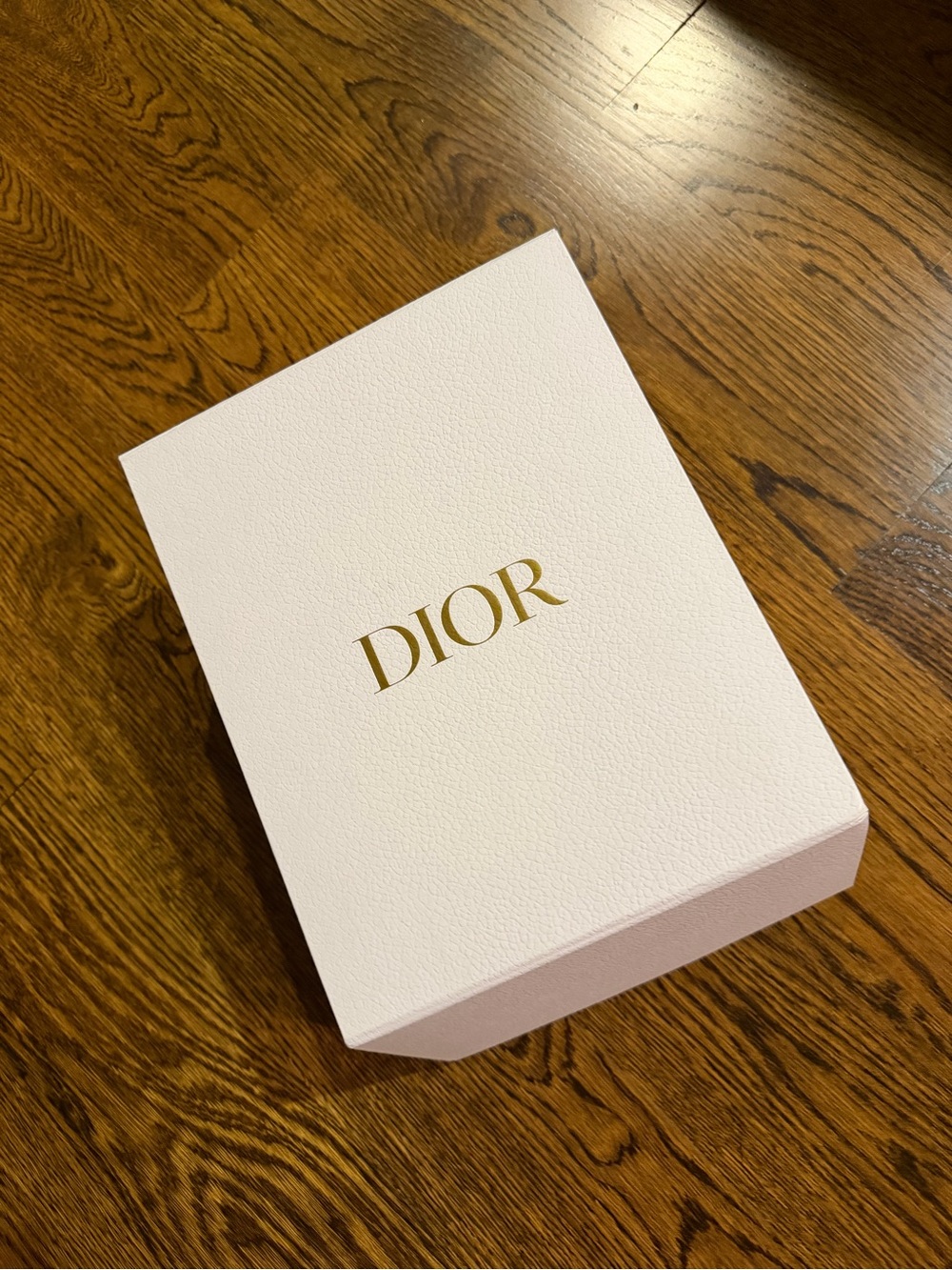 Dior White Box with Gold Logo